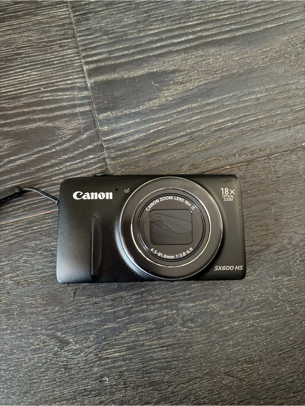 Canon SX600 HS Digital Camera in Black